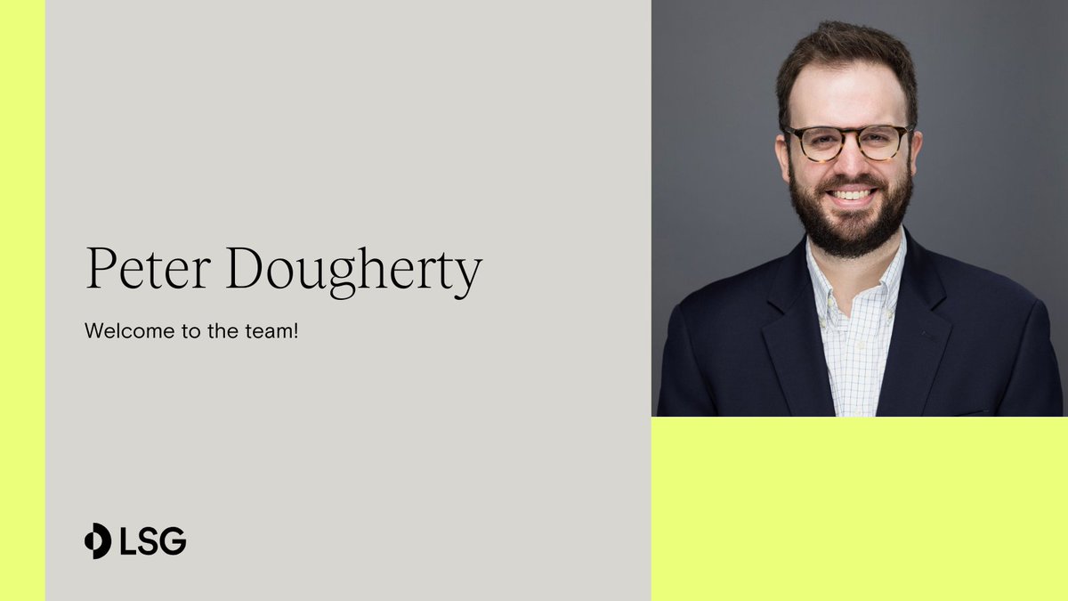 We'd like to extend a warm welcome to LSG's newest senior director, Peter Dougherty! Peter has years of agency &amp; political experience, and he specializes in grassroots organizing &amp; strategic comms campaigns. We're so excited to see how Peter makes an #impact for our clients!