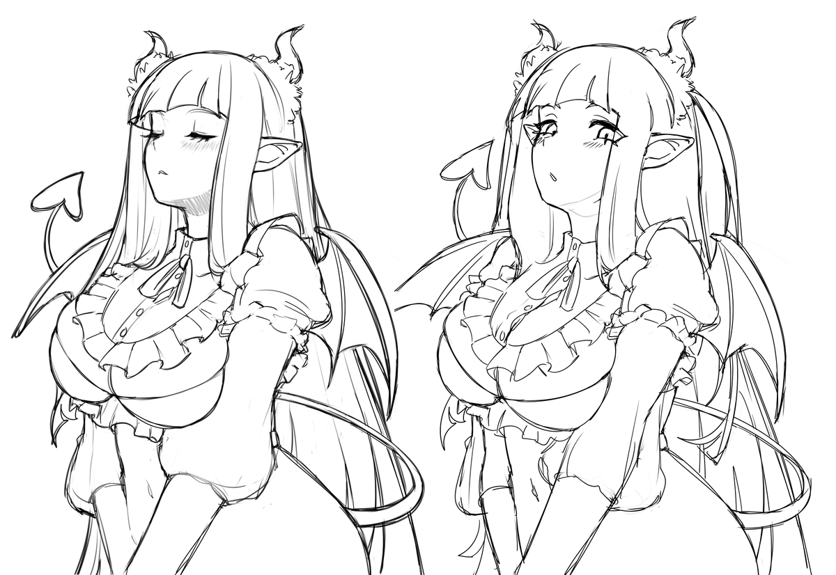 holliburd's tweet photo. trying to improve and sketch on older sketches without being too fussy https://t.co/gcJgP5pJuI