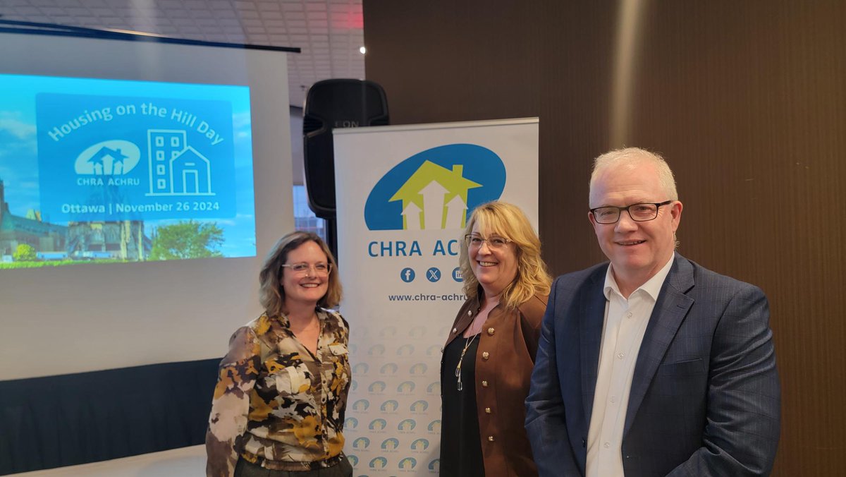 It’s great being at <a href="/CHRA_ACHRU/">CHRA-ACHRU</a>'s #HousingOnTheHill with leaders from Alberta’s two largest #communityhousing providers – <a href="/CalgaryHouseCo/">Calgary Housing Company</a> and <a href="/Civida_CA/">Civida</a>! 🏡