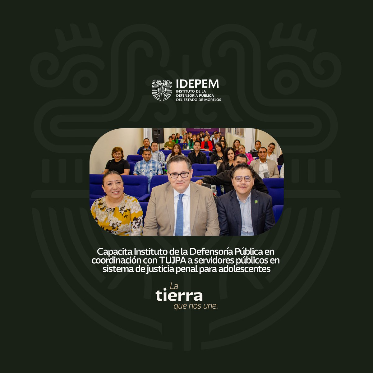 idepemMor's tweet photo. La Secretaría de Gobierno, a través del #IDEPEM, y en coordinación con el Tribunal Unitario de Justicia Penal para Adolescentes del Estado de Morelos (#TUJPA), dieron inicio al Seminario de Introducción al Sistema de Justicia Penal para Adolescentes.
https://t.co/ht2wM1zsdk https://t.co/C0Uu6HnZxl