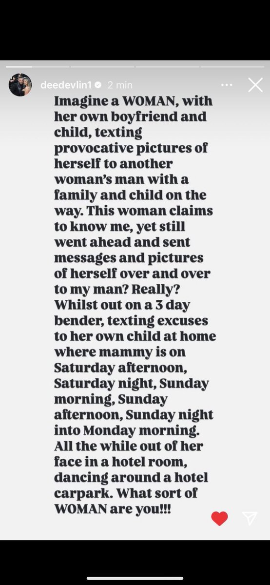 VaughanLydia's tweet photo. Victim blaming at its finest. Makes me sick to think  Dee Devlin could speak about another women like this! Hope Nikita sues the two of them for defamation. Money over morals??? https://t.co/J3D4Qj04A5