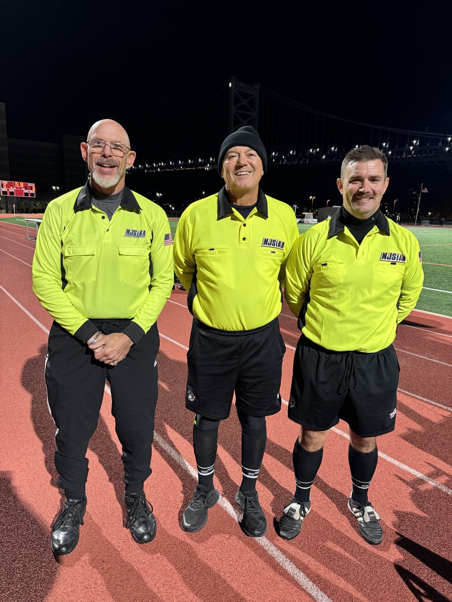 Our officials for the evening. Thank you for donating your time to help fund an officials scholarship.