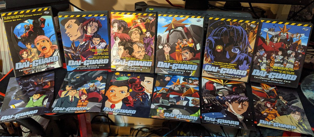 ItsAnimeOK's tweet photo. @MechaGirlOTD A touching story about a girl &amp; her dog.

When you finish watching Dai-Guard &amp; think, "If only there were more series about Mecha pilots dealing with budgets &amp; bureaucracy." 

Bullbuster is there!

Or if you liked Bullbuster? You'll probably like Dai-Guard or watched it already. https://t.co/mhuT1lSEbY