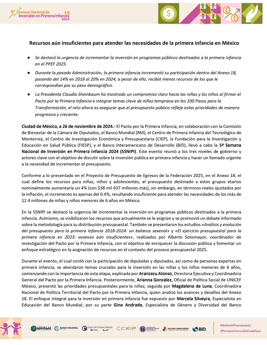 Pacto por la Primera Infancia tweet media