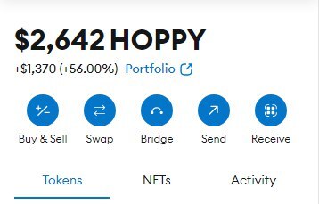 Got the drop secured hit it big with $HOPPY #HOPPY <a href="/neotheone92/">Jaycenbags</a> @niiquart <a href="/JBeee21/">JBee21 🐸 | Gambulls.com</a> <a href="/BriketMaster/">Alex M</a> <a href="/KarijoPires/">karijo Pires</a>