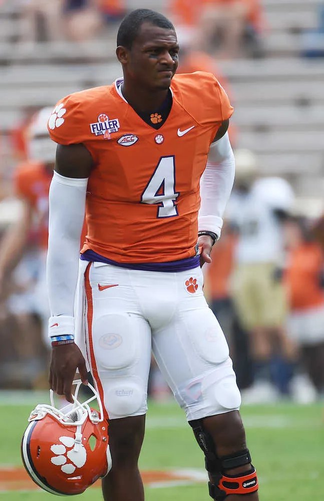 vipprman's tweet photo. @RfRenegades serial rapist deshaun watson will NOT be in for saturday's game 👀👀👀 https://t.co/NsJcwO4hUd