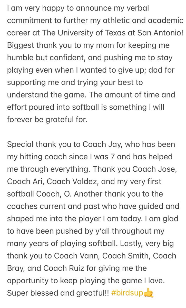 Bella Rivera (@isabellariv5) on Twitter photo COMMITTED 💙🧡 #Birdsup🤙 #PluckEm <a href="/Coach_JimBray/">Jim Bray</a> <a href="/torismith_6/">Tori Smith</a> <a href="/Vanntastic8/">Vann Stuedeman</a> <a href="/dv_softball/">Del Valle Softball</a> <a href="/NextGenSoftball/">NextGen Softball</a> COMMITTED 💙🧡 #Birdsup🤙 #PluckEm <a href="/Coach_JimBray/">Jim Bray</a> <a href="/torismith_6/">Tori Smith</a> <a href="/Vanntastic8/">Vann Stuedeman</a> <a href="/dv_softball/">Del Valle Softball</a> <a href="/NextGenSoftball/">NextGen Softball</a>