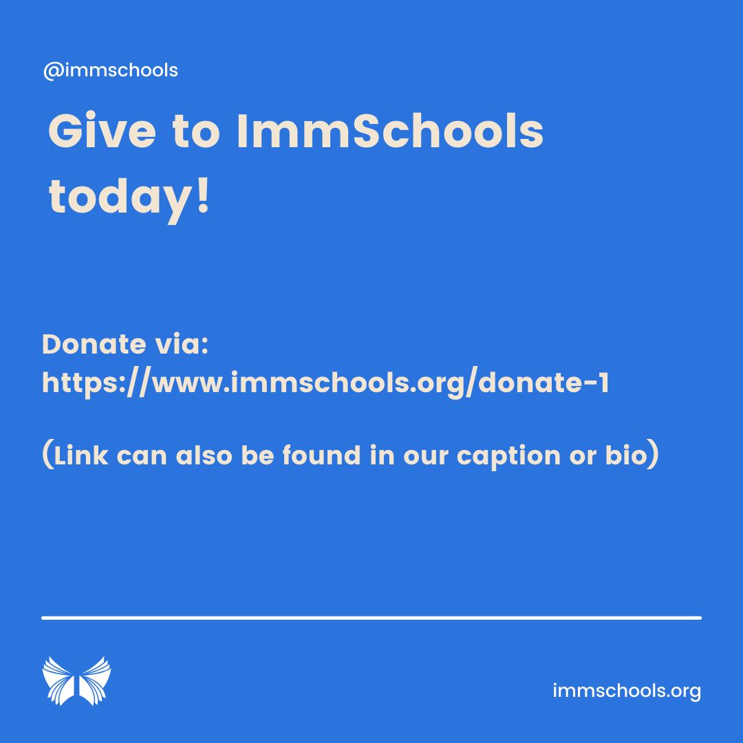 This month, help ImmSchools in empowering immigrant students and students of mixed-status families, their families, and their educators! ImmSchools’ impactful equip families and educators with valuable resources. Donate here: buff.ly/4fmFUKQ