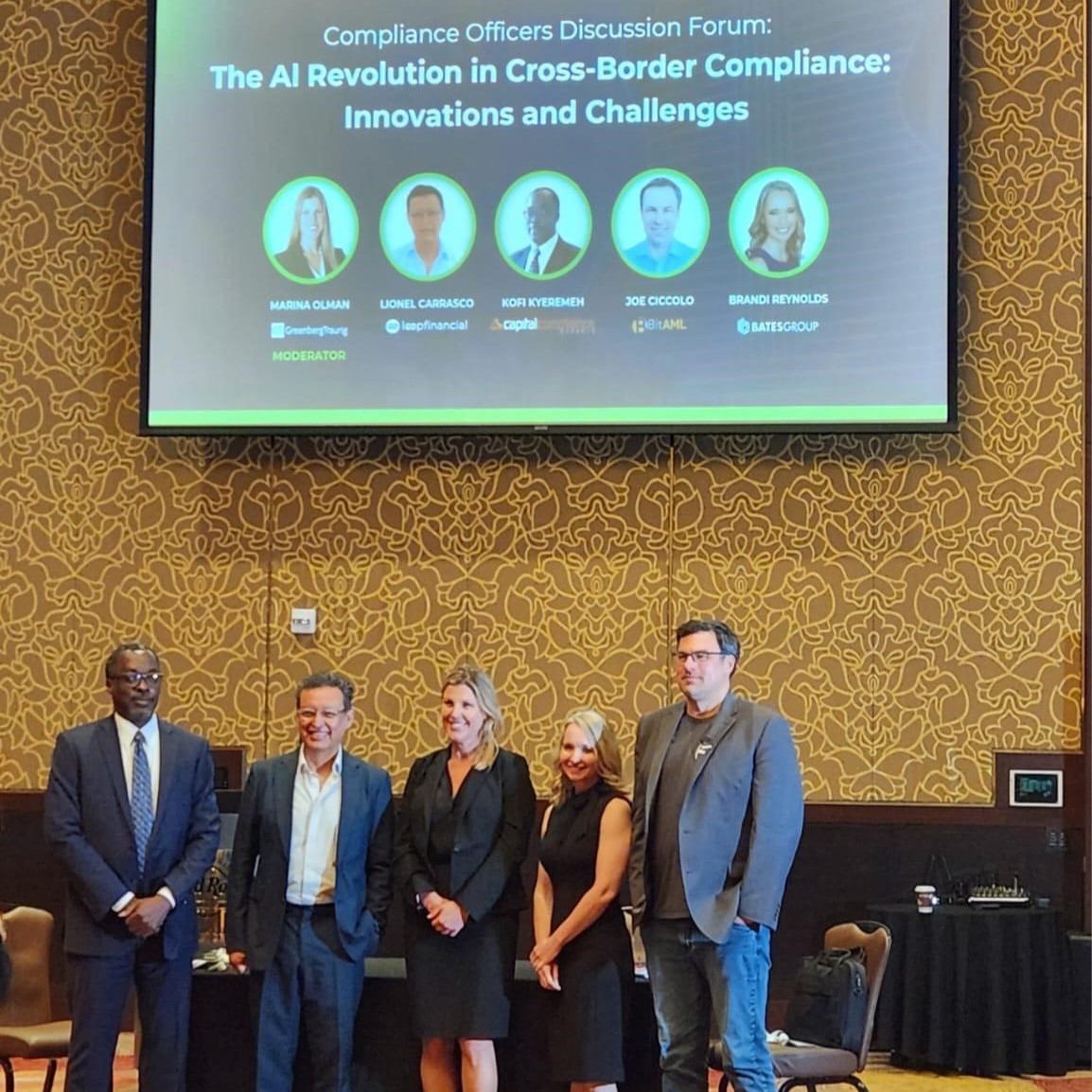 GTLawWomen's tweet image. GT and Miami Shareholder and Co-Chair of Financial Regulatory &amp;amp; Compliance Practice Marina Olman-Pal were proud sponsors of the 2024 CrossTech World Conference, which took place Nov. 19-21. More info: crosstechpayments.com/crosstech-worl….

#CrossTechWorld2024 #GTNews #GTLawWomen