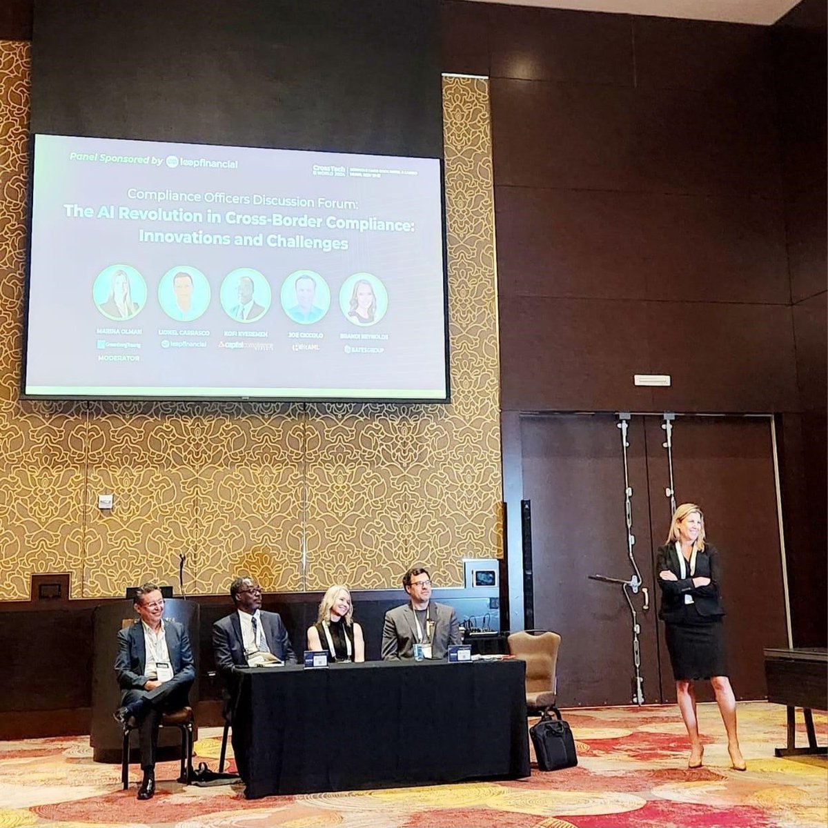 GTLawWomen's tweet image. GT and Miami Shareholder and Co-Chair of Financial Regulatory &amp;amp; Compliance Practice Marina Olman-Pal were proud sponsors of the 2024 CrossTech World Conference, which took place Nov. 19-21. More info: crosstechpayments.com/crosstech-worl….

#CrossTechWorld2024 #GTNews #GTLawWomen