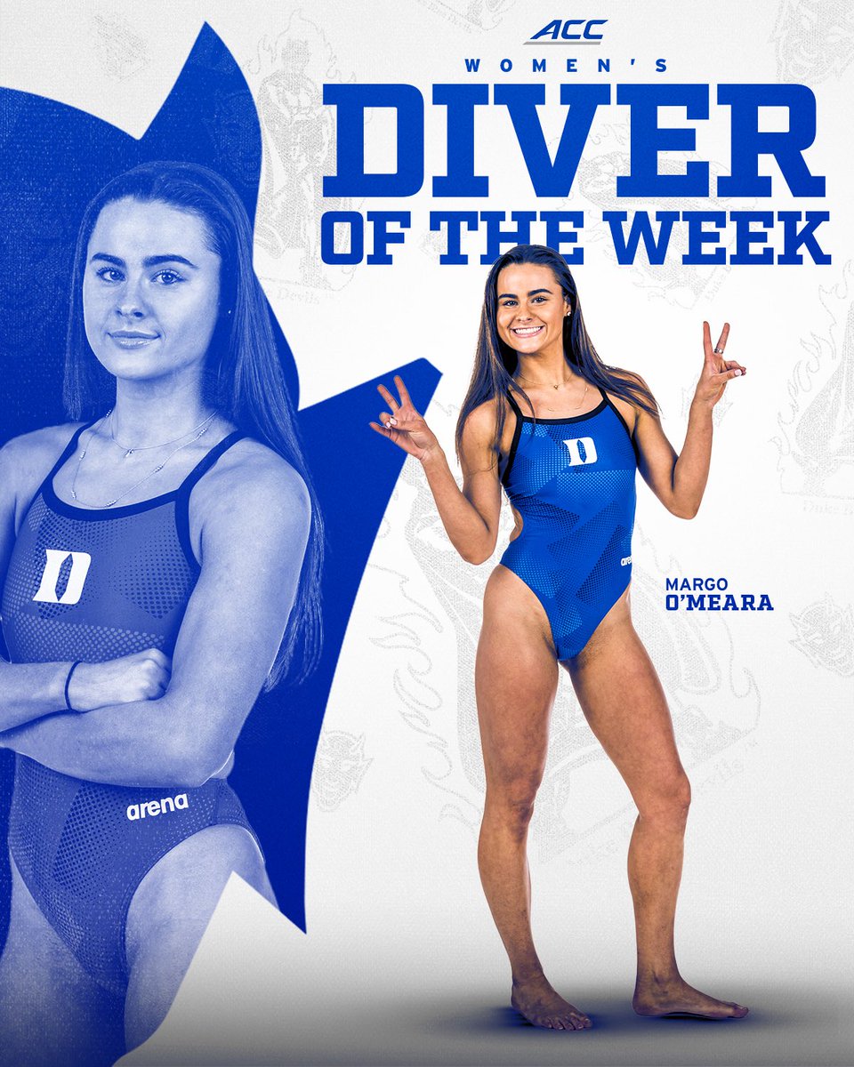 .<a href="/margoomeara7/">Margo O’Meara</a> 🤝 ACC Women’s Diver of the Week 

#GoDuke