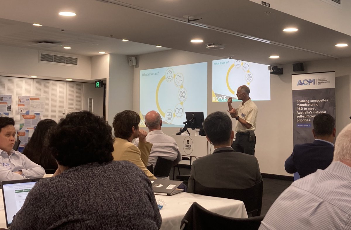 AnnaParadowska1's tweet photo. Great turnout at #ACMCRC Annual meeting @Deakin! This was a great event to celebrate our academic & industry partners achievements over last year! With a plenary lecture by Prof Phil Withers @ManchesterUniv @RoyceInstitute #composites @Sydney_Uni @Eng_IT_Sydney @ANSTO https://t.co/DV6TzDs1xz