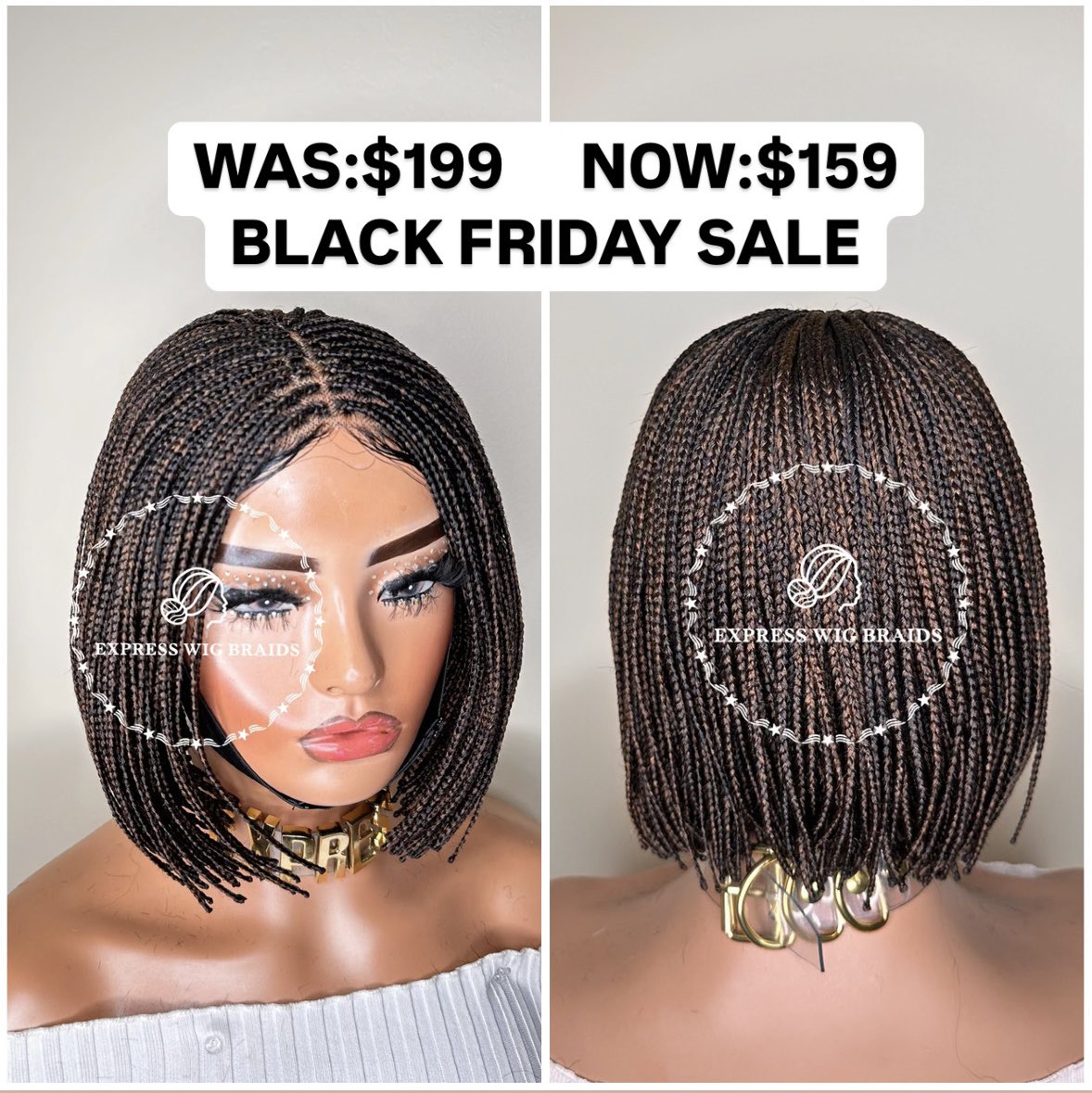 expresswigbraid's tweet image. 20% OFF BLACK FRIDAY SALE WITH CODE: BF20 HURRY NOW 🏃🏽‍♀️
WIG NAME: MICRO SHORT BOB BRAIDS IMANI
SHOP AT: expresswigbraids.com

.
#microboxbraids #microbraid #microbraids #microbraidwig #microboxbraidswig #shortmicrobraids #shortbraids #shortbraidwig