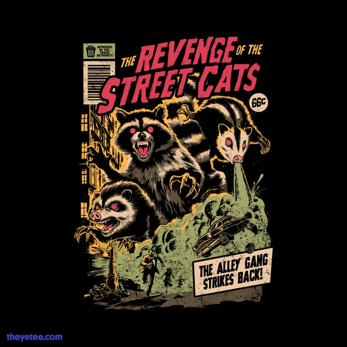 It's twelve o'clock at night. Do you know where your garbage is? Designed by  #dailytees  