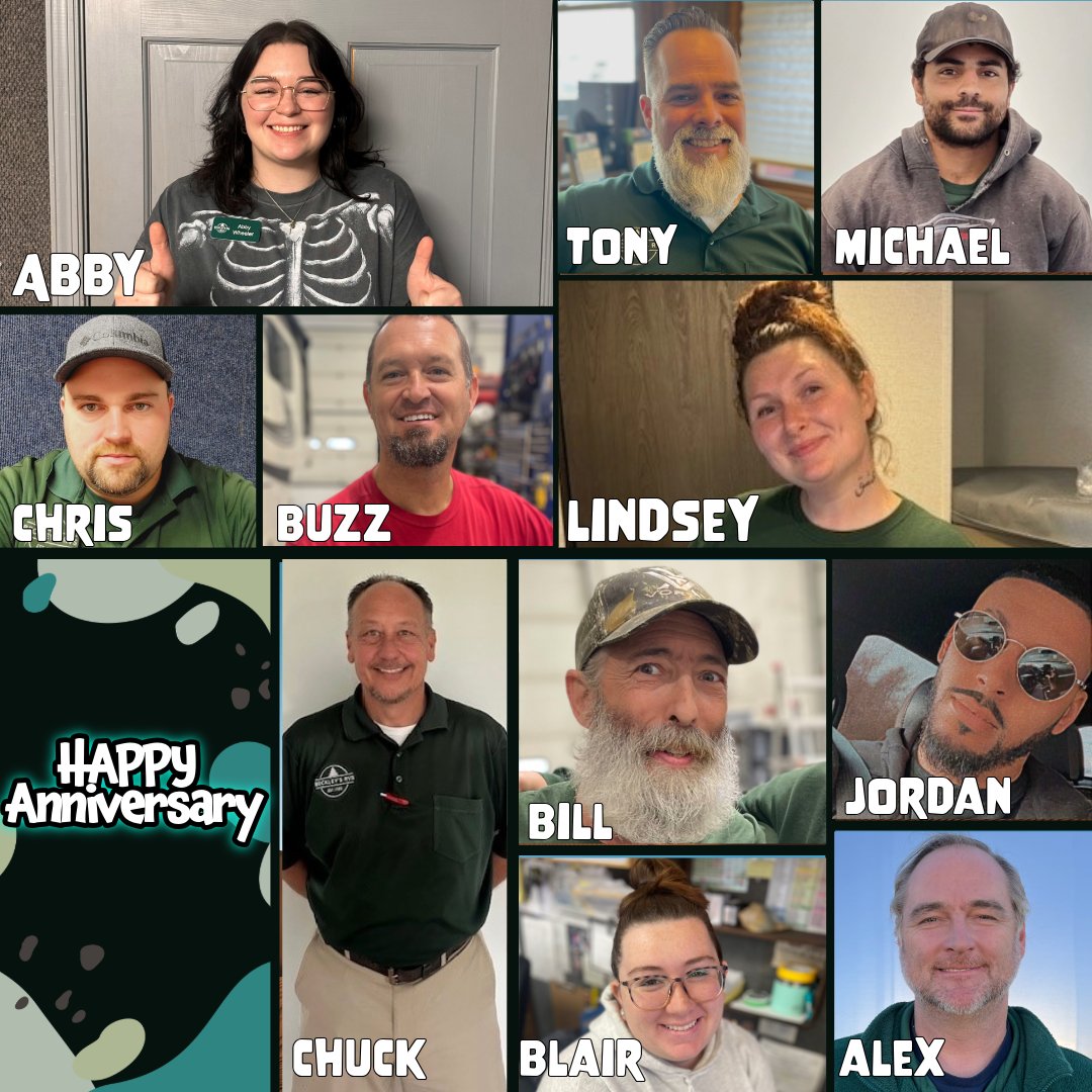 🎉 Cheers to our November anniversaries! 🛠️🚌 Thanks for making the #BeckleysDifference every day. 🙌

#TeamBeckleys #WorkAnniversaries #RVLife #happyanniversary #BeckleysFamily #BeckleysRVs