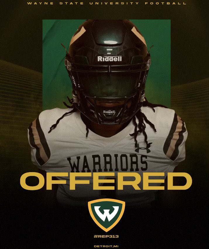 Extremely blessed to receive an offer from Wayne State University! <a href="/CoachASaleh/">Ahmed Saleh</a> <a href="/CoachWheat6/">Tyrone Wheatley</a> <a href="/CoachGrig_NCSA/">Coach Grignon</a> <a href="/PioneerDearborn/">Dearborn Pioneer Football</a>