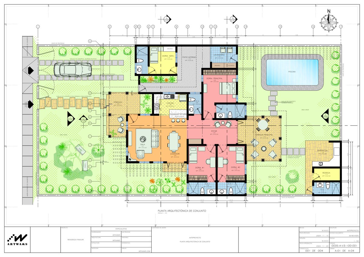 Propuesta para Anteproyecto (Planta Arquitectónica)

#DibujoArquitectónico #DibujoTécnico #DiseñoEnCAD #PlanosArquitectónicos #Arquitectura
#ProyectosArquitectónicos #CADDesign #SketchToCAD #ServiciosProfesionales #TrabajoFreelance #ArteArquitectónico #ArquitecturaLatam