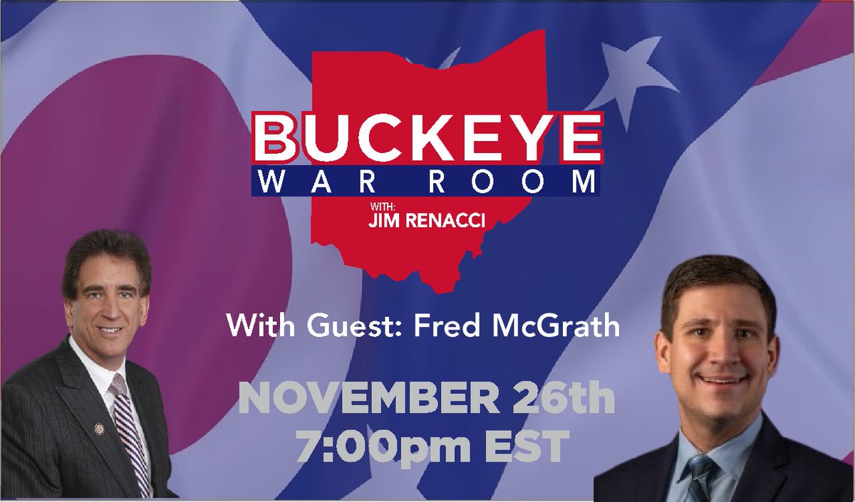 JimRenacci's tweet image. Tune in tonight to the Buckeye War Room with Special guest @FredMcGrath from @leganalysis LIVE on You tube and my Facebook page...7pm!
