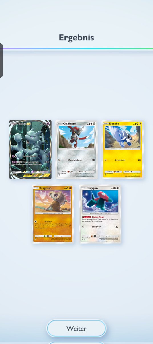 Junge wie random hä jetzt hab ich 3 Mewtus aber immernoch nur ein Guardevoir 😭😭

Naja falls wer adden will, sollte bald in meiner Wunderwahl sein 🤝🤝

➡️ 8582988733775673

#PokemonTCGPocket