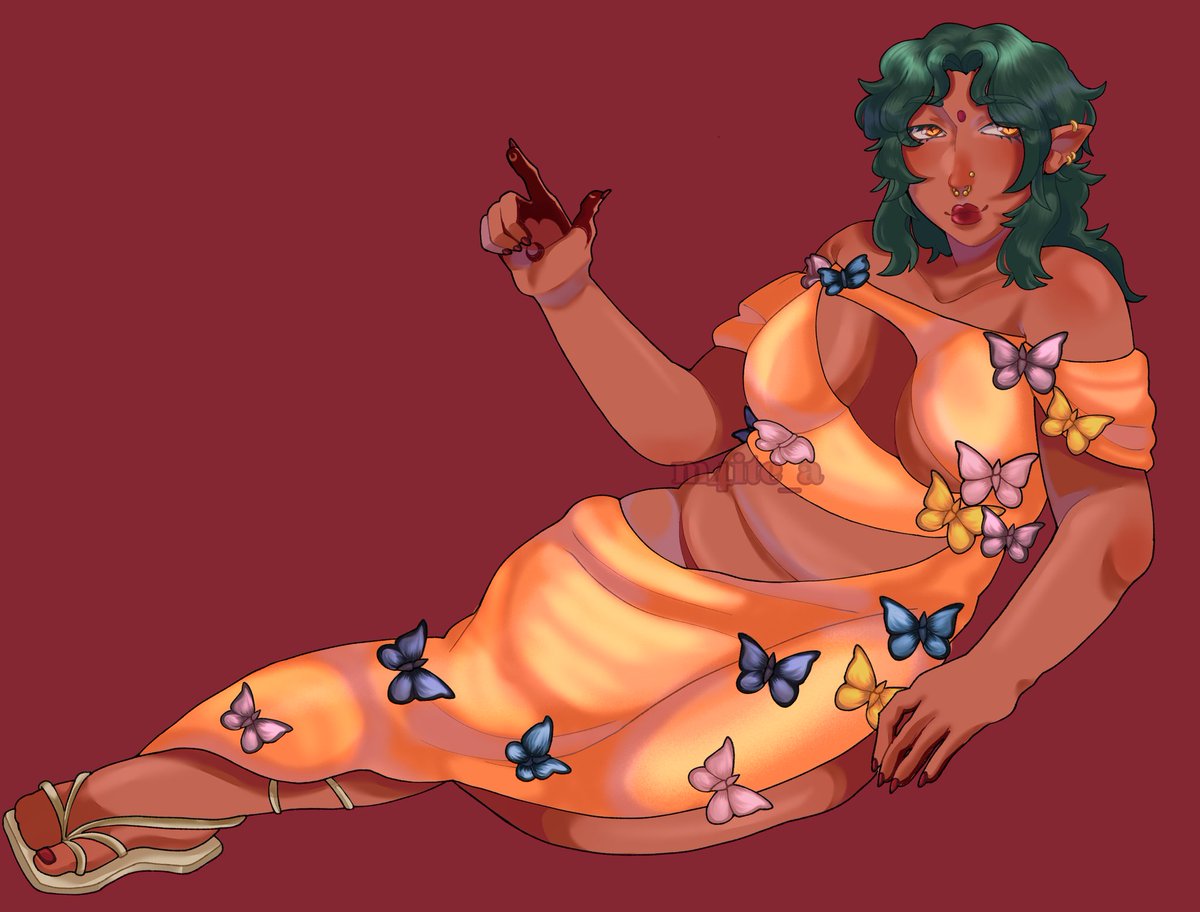 bblgumb1tch's tweet image. “What is it? Am I too... distracting~...?”

「 𝓐rt by @/M4ite_A. 」