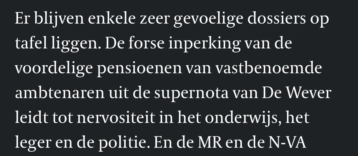 Ik denk dat <a href="/tijd/">De Tijd</a> toch een belangrijke groep over het hoofd ziet… Ook bij het spoorwegpersoneel is het nervositeit troef. Toch 4 héél strategische categorieën die geviseerd worden… en scherp zullen reageren. Heel dom en laf om daar het geld te gaan zoeken.