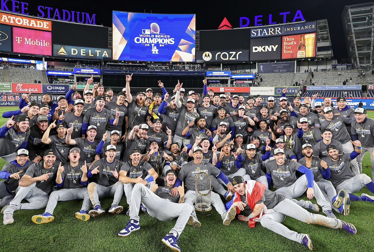 ドジャース、WS制覇での分配金ボーナスは1人あたり47万7440ドル（約7310万円）! ヤンキースは1人あたり35万4571ドル（約5430万円）  PS進出した12チームへの分配金総額は約1億2910万ドル（197億6000万円）