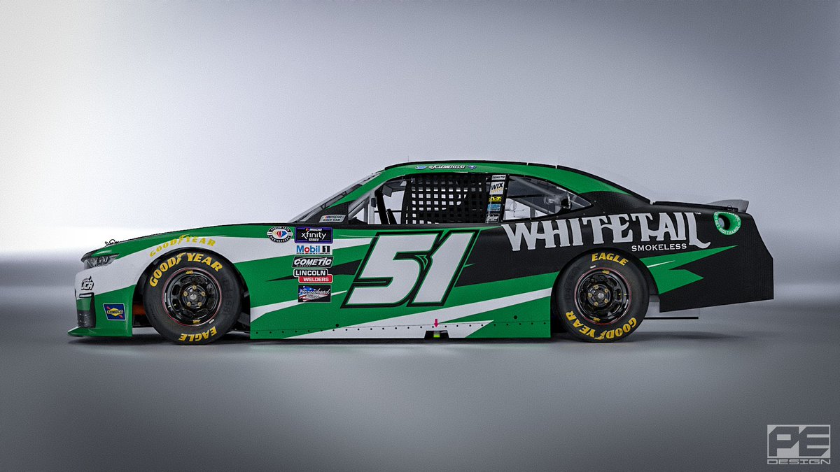 pestebandesign's tweet photo. This is the design I had in mind for this short lived project. There's not much detail to it because it got scrapped quickly and I never did anything with it until now. 

#dip #whitetail  #nascar #jeremyclements  #chevy https://t.co/7XWMRWINQg