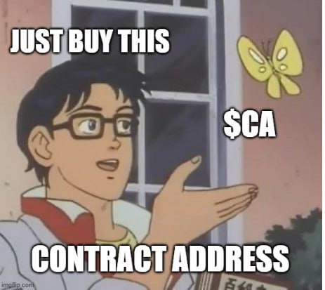 buythisca's tweet photo. The only Contract Address $CA https://t.co/kxWfgCTXXN