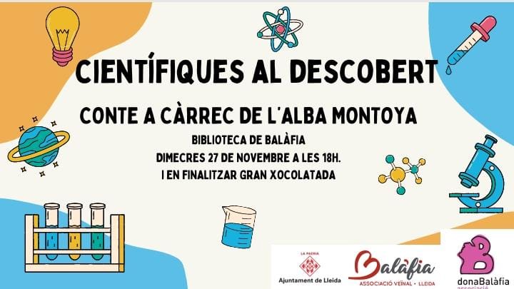 Us esperem i us
enviem l'enllaç del conte digital de "Científiques al descobert". Esperem que us agradi molt! 🫶🏻
heyzine.com/flip-book/a394…
Si teniu un moment, ens faria molta il·lusió trobar-nos i al mateix temps degustar una bona xocolata de la Maria Dolores!! Moltes gràcies 💖