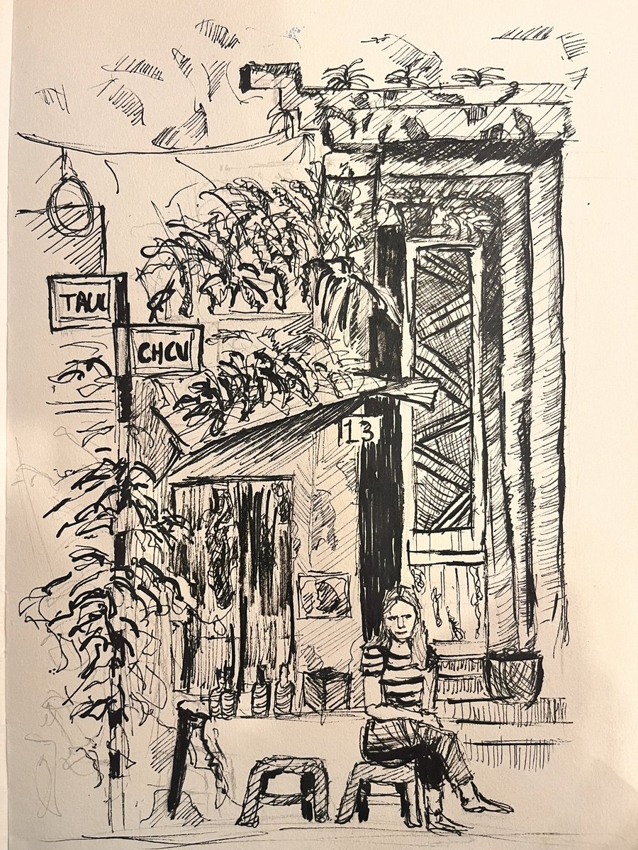 WeamElrashidy's tweet photo. In love with urban sketching

#urbansketching 
#inksketch 
#markersketch https://t.co/HI3s57x3ym