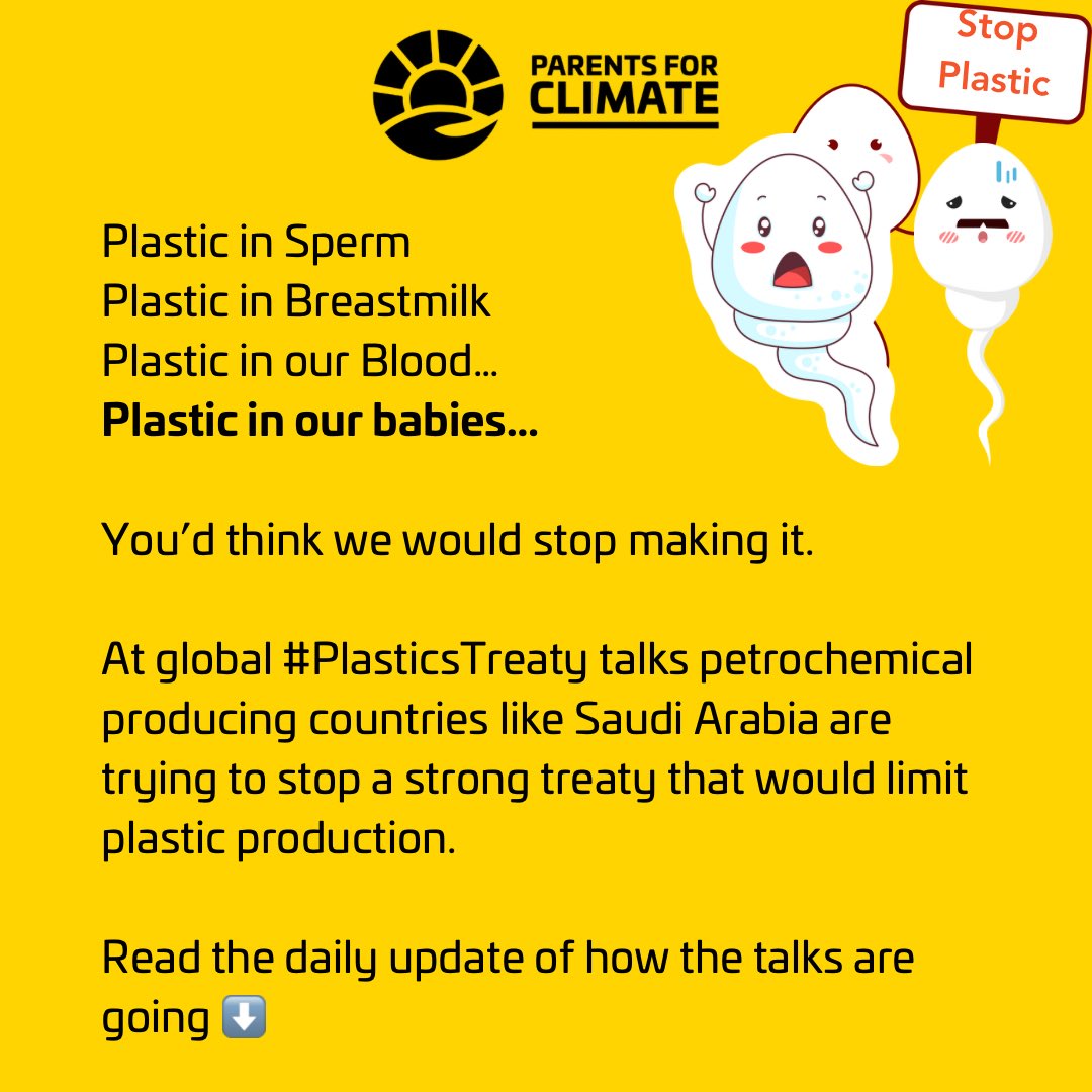 climate_parents's tweet photo. We need to stop using plastic.  Stop making non-essential plastic things straight away. Essential things, we need to find alternative ways to make. 
The health of our children is at stake.
Calling for a binding #PlasticsTreaty that limits the production of plastic.

#DitchPlastic https://t.co/MUmZoXbJjM