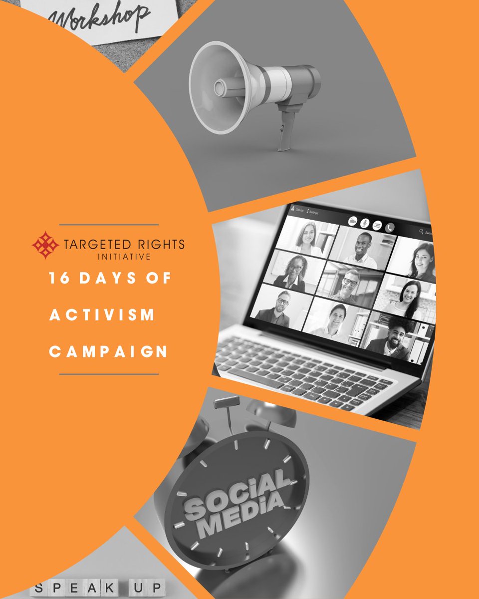 TargetedRights's tweet photo. For the next 16 days, we will throw the spotlight on  GBV Issues through community outreaches, workshops, and webinars. Stay tuned and get involved.
#EndGBVNow 
#16DaysOfActivism2024 
#WomensRightsAreHumanRights https://t.co/zJJr0lZi98