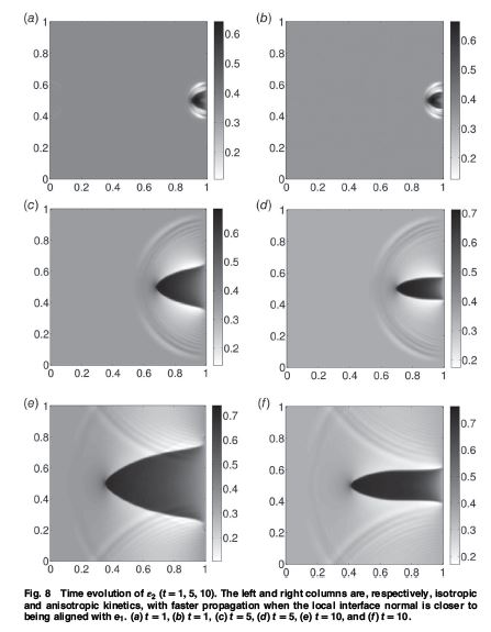 ASMEJournals's tweet image. In this study, the authors apply a phase-field modeling framework to elucidate the  interplay between #nucleation and kinetics in the dynamic evolution of  #twinning interfaces. asmedigitalcollection.asme.org/appliedmechani…
#Anisotropy