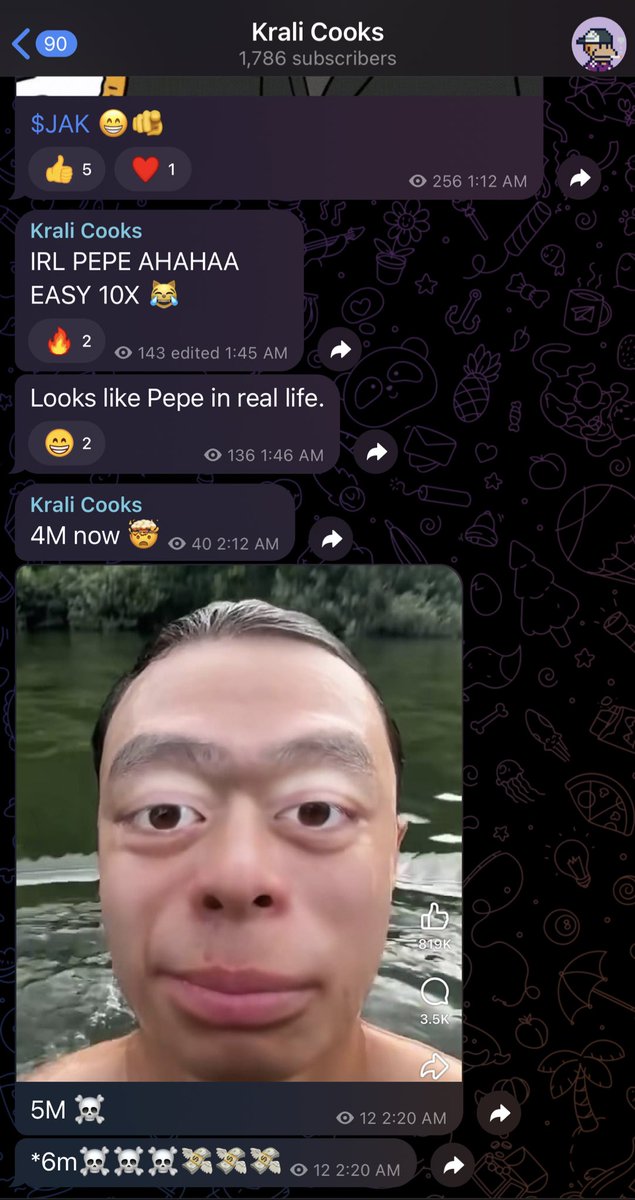 CRYPTOKRALI3's tweet photo. $IRL 10X AHAHAHA 
30M easy lmao 🤯😂

Tg: https://t.co/AOpDwmuPzd https://t.co/DgWg9YPmNH