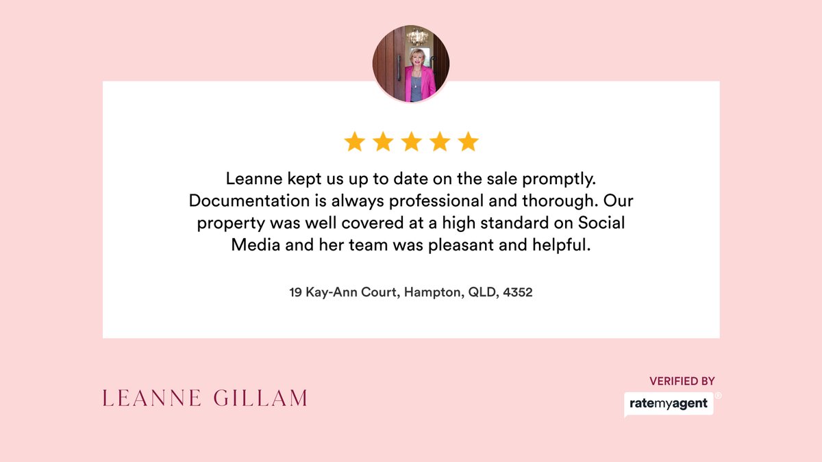 leanne_gillam's tweet photo. Our agent’s latest RateMyAgent review in Hampton
Delivers on Her Promise

https://t.co/ezzvegjxgm

...
#ratemyagent #realestate #Leanne_Gillam_Real_Estate https://t.co/nsYxoC8bpC