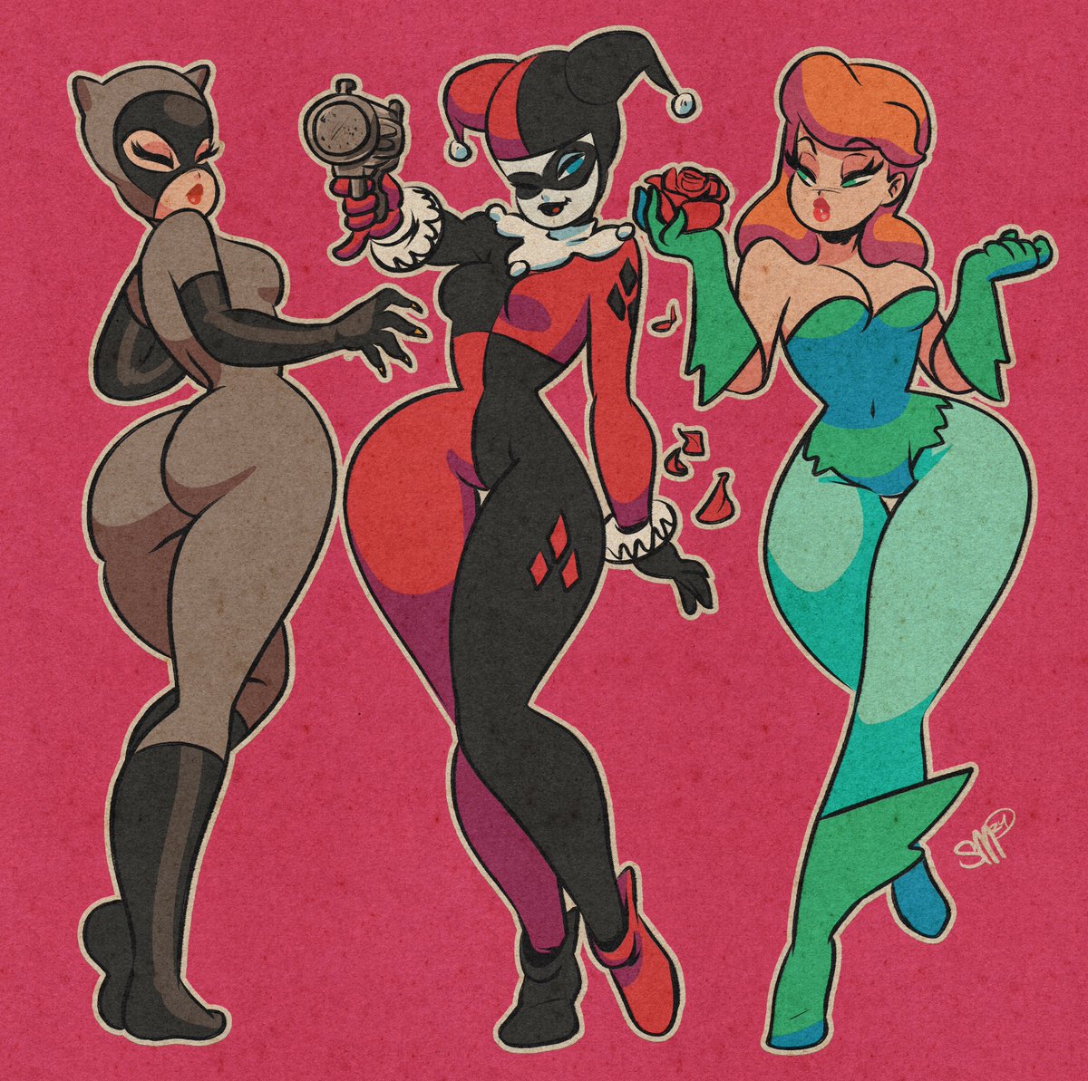 sgtmadnesss's tweet photo. 🖤❤️💚 Gotham City Sirens 💚❤️🖤 https://t.co/cEOlahldrP