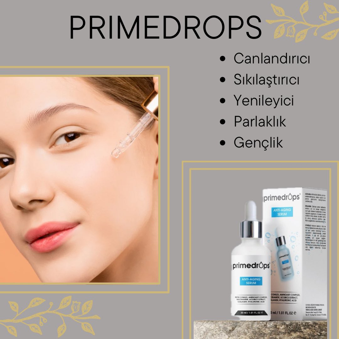 Primedropsserum's tweet photo. Bir serum düşünün; cildinize iyi geliyor, yaşlanma belirtilerini azaltıyor ve gençliğin ışıltısını geri kazandırıyor. Primedrops ile genç ve sağlıklı bir cilt #Primedrops #YaşlanmaKarşıtı #AntiAging #CiltBakımı #CiltYenileme #SağlıklıCilt #ParlakCilt #DoğalBakım #CiltRitüeli” https://t.co/EJs5fnIvS7