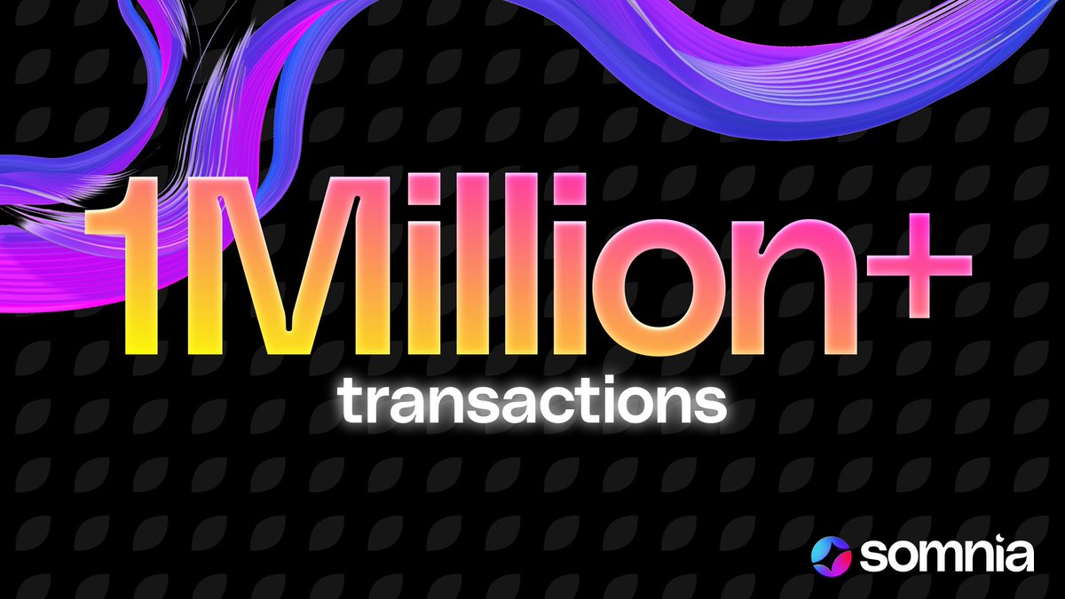 Somnia_Network's tweet image. 🚨 Milestone Alert! 🚨

Over 1 MILLION transactions processed on Somnia #Devnet. 

somnia-devnet.socialscan.io

Looks like everyone wants a piece of the fastest blockchain in #web3!

Lets bring the entire worlds’ data fully onchain  🚀