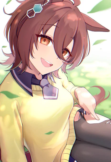 全然 絵が描けてないから再掲祭(∩^o^)⊃━☆゜⋰˚☆ #ウマ娘 
