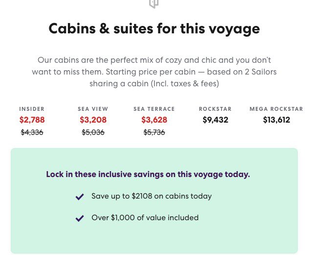 Book Now: virginvoyages.com/book/voyage-pl…

#VirginVoyages #CruiseLife #AdultsOnlyCruise #SustainableTravel #LuxuryCruising #TravelInStyle #ExploreTheSeas #ModernCruise #WellnessAtSea #GourmetDining #CruiseExperience #AdventureAwaits #TravelGoals #SeasTheDay #UniqueItineraries