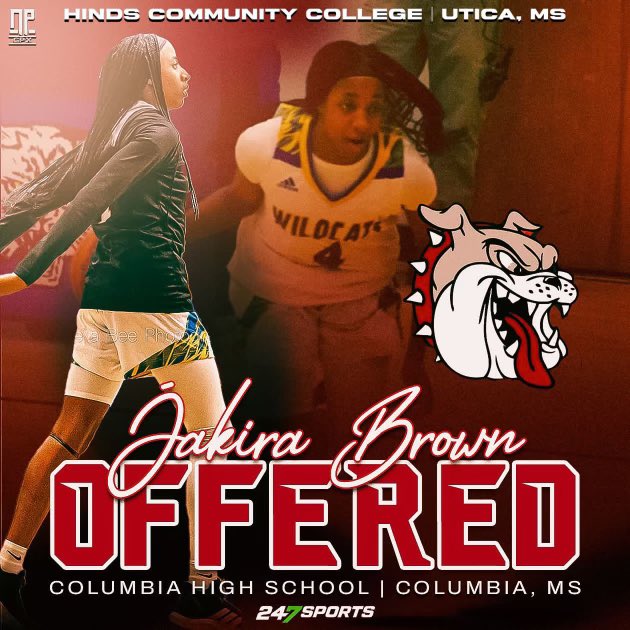 Jakira Brown (@jakirabrown2) on Twitter photo After a great visit and talk with Coach Taylor and Coach Johnson I am blessed to receive another offer from Hinds CC! Go bulldogs!! <a href="/CoachB_HindsWBB/">Brandon Taylor</a> <a href="/CHSWildcats_bb/">Columbia Basketball💛💙</a> <a href="/1humbleballer/">Robbie Johnson</a> After a great visit and talk with Coach Taylor and Coach Johnson I am blessed to receive another offer from Hinds CC! Go bulldogs!! <a href="/CoachB_HindsWBB/">Brandon Taylor</a> <a href="/CHSWildcats_bb/">Columbia Basketball💛💙</a> <a href="/1humbleballer/">Robbie Johnson</a>