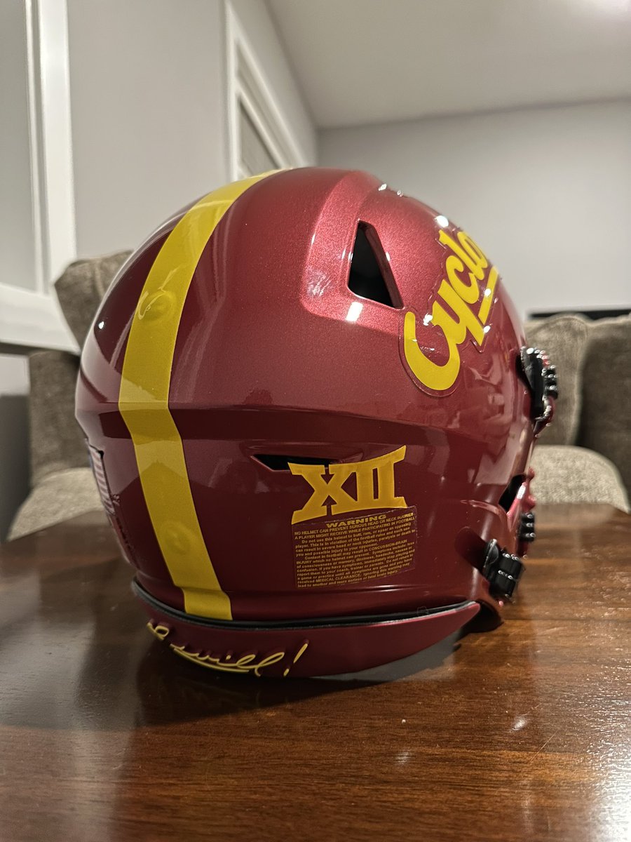 New to the collection and hopefully on the field this Saturday. <a href="/JackTriceMafia/">Jack Trice Mafia</a> <a href="/CycloneUni/">Cyclone Uniform Tracker</a>