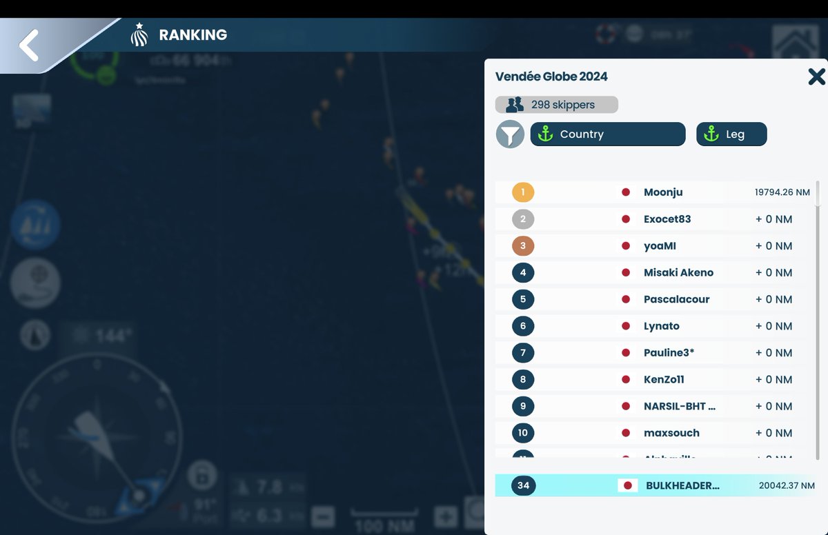 バルクヘッドマガジン@バーチャルレガッタ tweet media