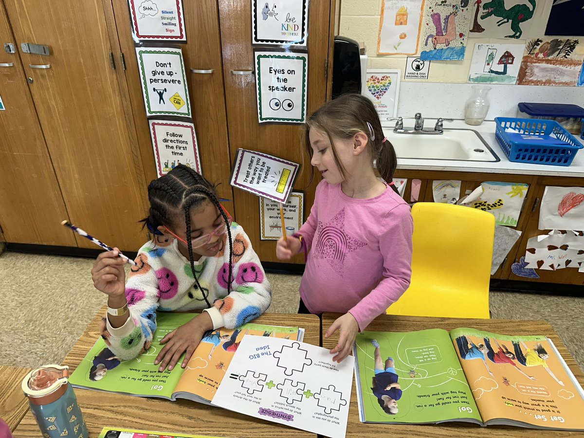 Great day of synthesizing with Ms. Wall’s grade 1 Ss for a quick <a href="/HMHCo/">HMH Education</a> residency before the break…co-planning, co-teaching, and debriefing, what a phenomenal experience! #BooksInHands <a href="/PotSpringEl/">Pot Spring</a> <a href="/JMartinPSES/">Jane Martin</a> <a href="/Tommy_Fare/">Tommy Fare</a> <a href="/BCPS_ELA/">BCPS ELA</a> <a href="/RebeccaHausmann/">Rebecca Hausmann</a>