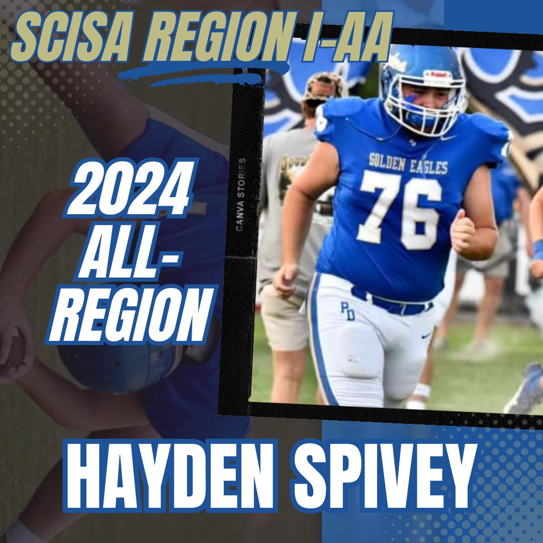 Congratulations to Senior Hayden Spivey on being named to the All-Region team!
