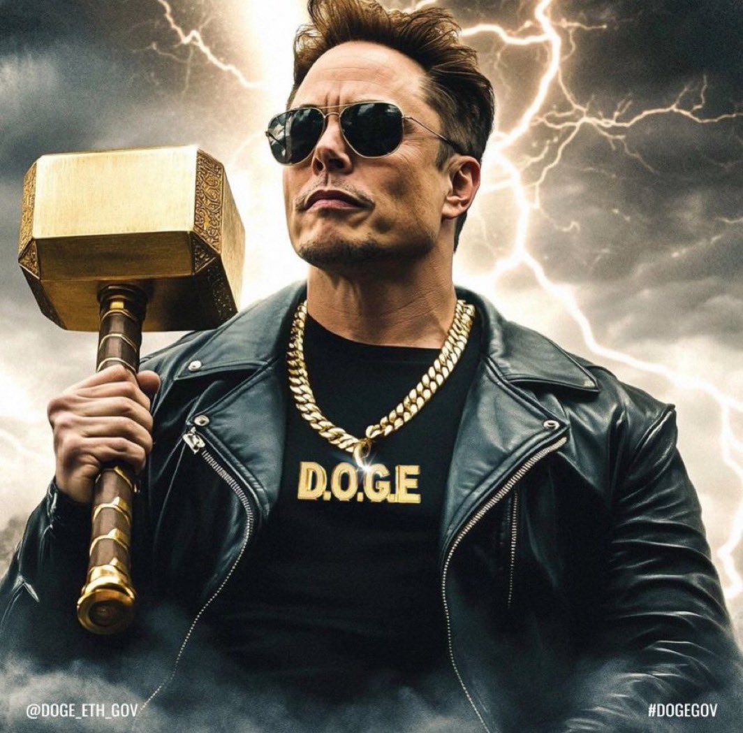 <a href="/elonmusk/">Elon Musk</a> <a href="/DOGE/">Department of Government Efficiency</a> BRING THE HAMMER 🫡🇺🇸🚀