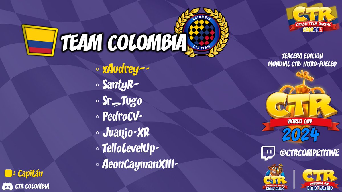 DFTello_'s tweet image. #CrashTeamRacing 
Hey! Después de mucha espera, la tercera edición del Mundial de CTR:NF organizada por el Competitive Hub esta aquí!

No se pierdan ningun match!