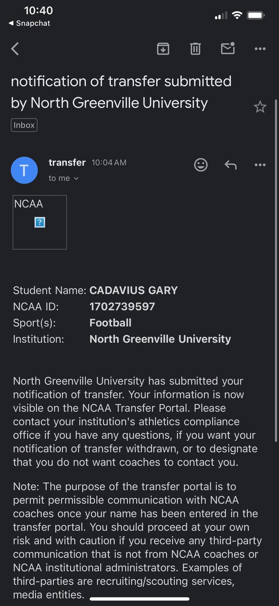 I’m officially in the Transfer Portal‼️