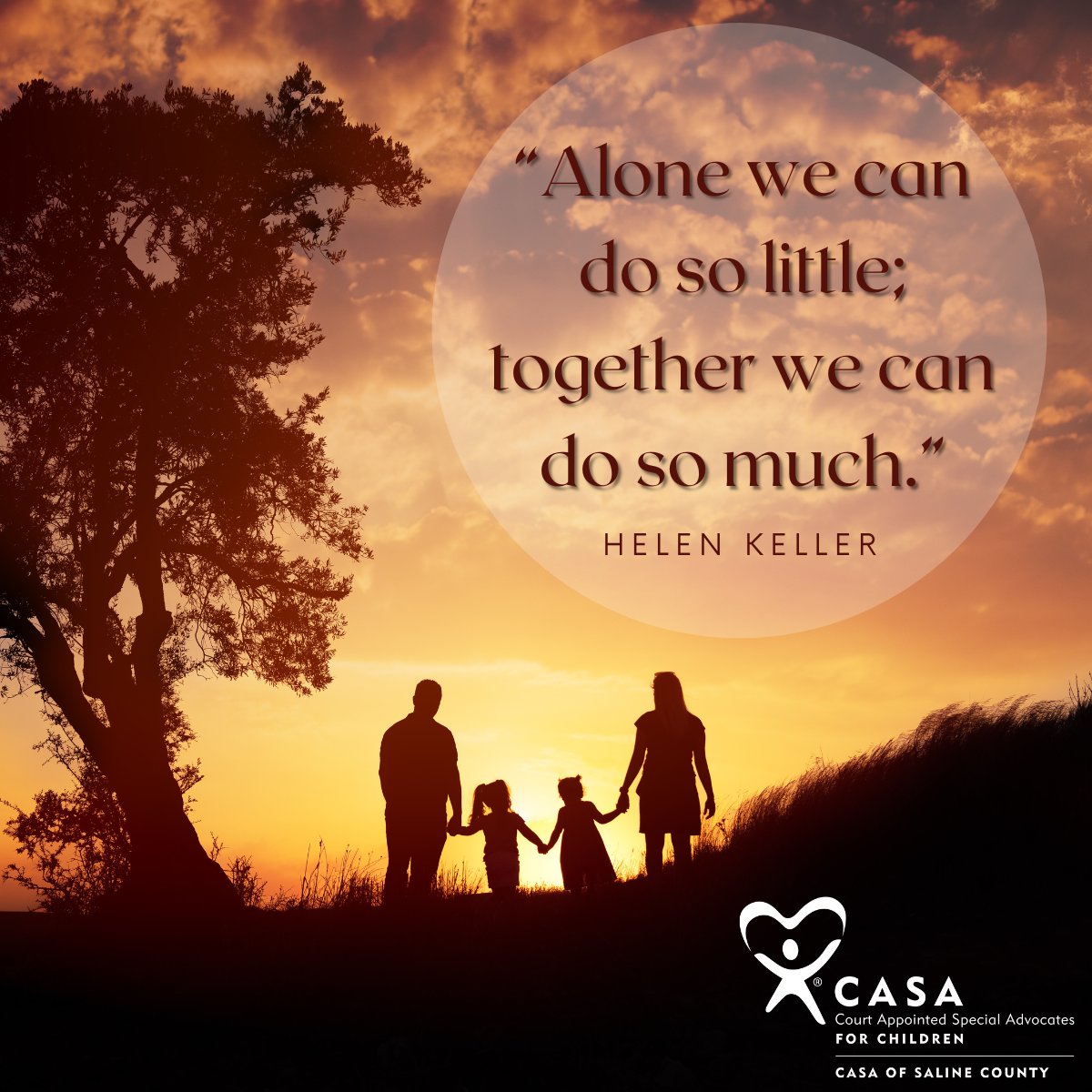 saline_CASA's tweet photo. Become a part of the CASA of Saline County team today. Together, we can make a difference in the lives of the most vulnerable children in our community. https://t.co/YO8T9EHNn7 https://t.co/q9ukSLM1Kv