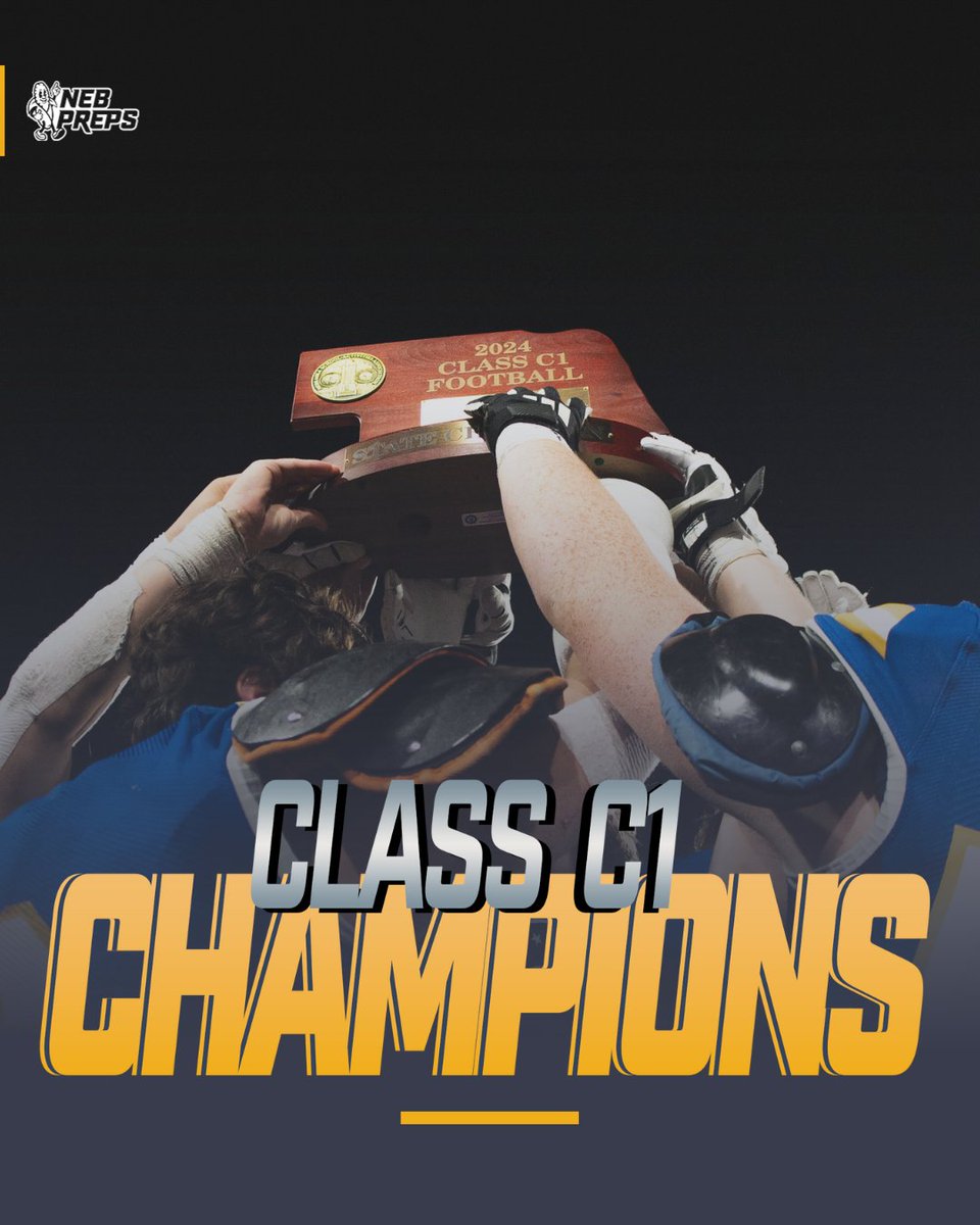 nebpreps (@thenebpreps) on Twitter photo The champions of class C1 reside in Wahoo!
<a href="/Wahoo_Football/">Wahoo Warrior Football</a> caps off an undefeated season with a 47-7 win against Central City in the state finals.
#nebpreps The champions of class C1 reside in Wahoo!
<a href="/Wahoo_Football/">Wahoo Warrior Football</a> caps off an undefeated season with a 47-7 win against Central City in the state finals.
#nebpreps